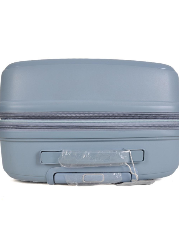 Three Birds P801 PP Hardshell Suitcase – Grey Blue