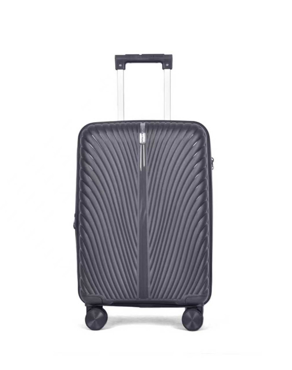 Three Birds P2022-25 PP Hardshell Suitcase – Dark grey