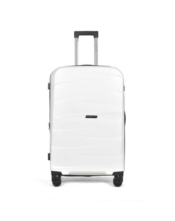 Three Birds P2024-01 PP Hardshell Suitcase – White
