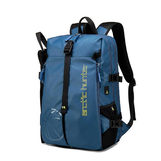 Arctic Hunter Granite Large Laptop Backpack in Black