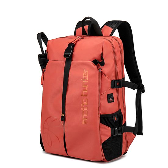 Arctic Hunter Granite Large Laptop Backpack in Orange