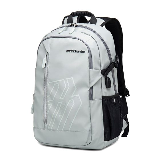 Arctic Hunter Dash Large Laptop Backpack in Grey