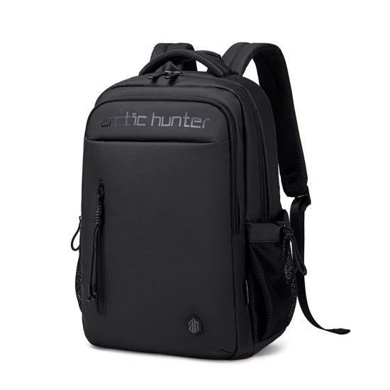 Arctic Hunter Vex Laptop Backpack in Black