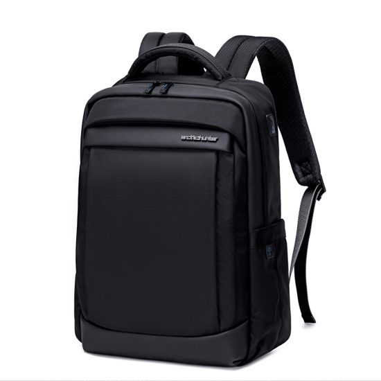 Arctic Hunter Node Laptop Backpack in Black