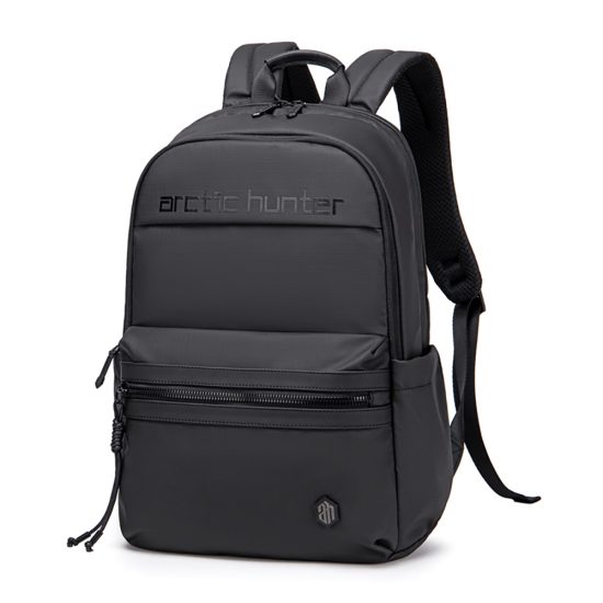 Arctic Hunter Aven Laptop Backpack in Black