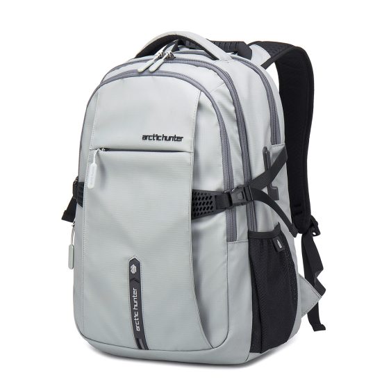 Arctic Hunter Transit Laptop Backpack in Grey