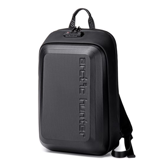 Arctic Hunter Waterproof Hardshell Backpack in Black