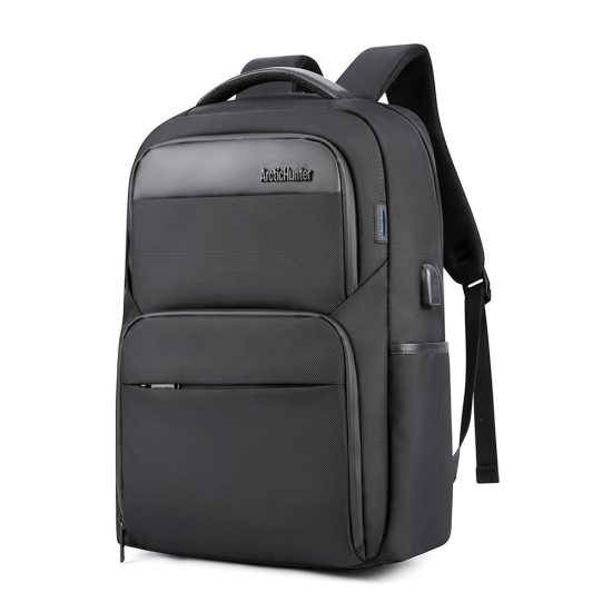 Arctic Hunter Tracker Laptop Backpack in Black