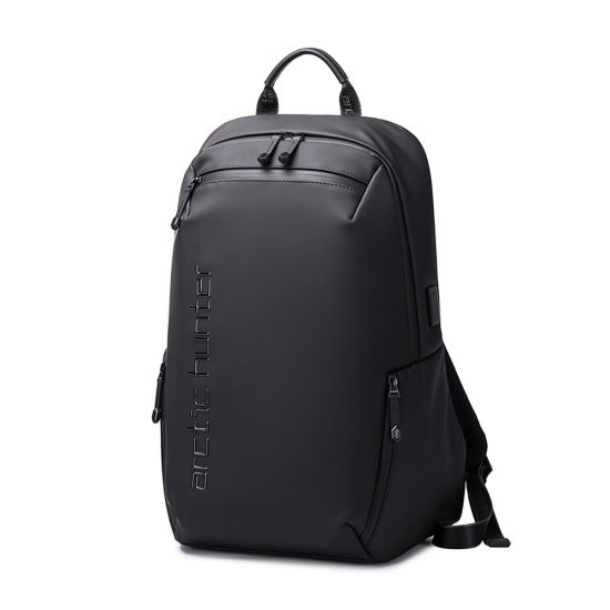 Arctic Hunter Astra Laptop Backpack in Black
