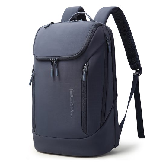 BANGE Grid Casual Laptop Backpack in Blue