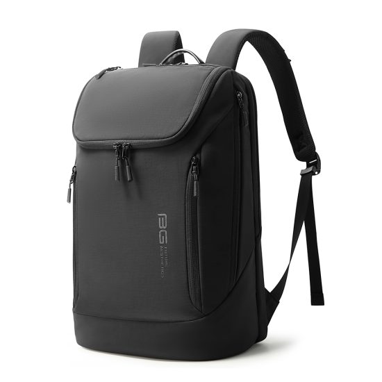BANGE Grid Casual Laptop Backpack in Black