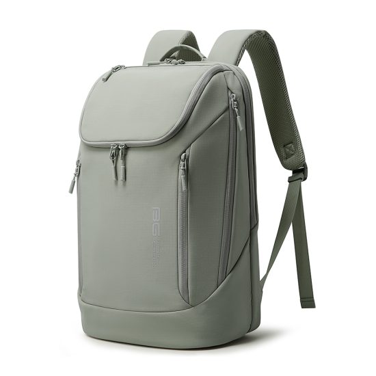 BANGE Grid Casual Laptop Backpack in Grey