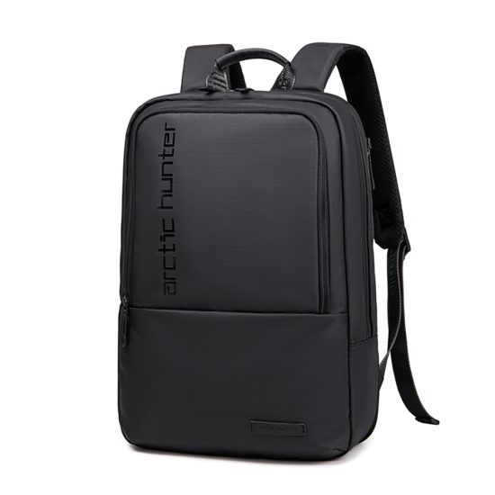 Arctic Hunter Slate Casual Laptop Backpack in Black