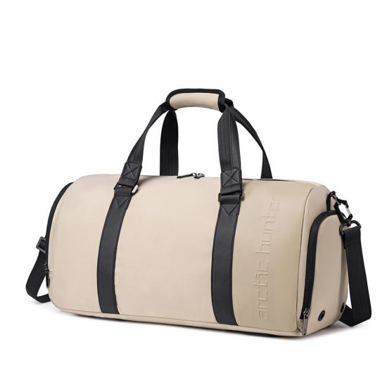 Solstice Weekender Bag in Beige
