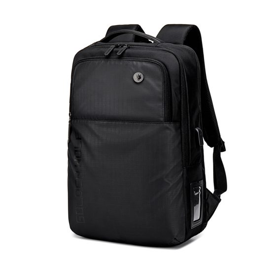 Golden Wolf Nero Backpack in Black