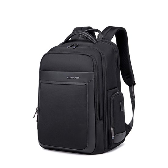 Arctic Hunter Alloy Laptop Backpack in Black