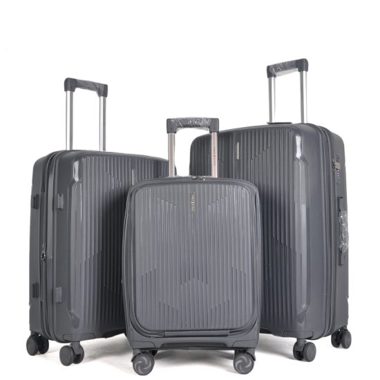 Finch - Suitcase Set in Dark Grey