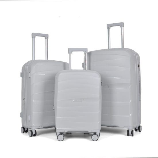 Flamingo - Suitcase Set in Light Grey