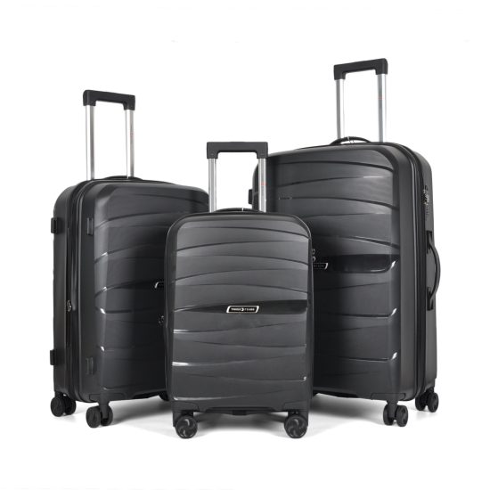 Flamingo - Suitcase Set in Black