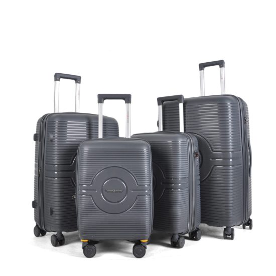 Owl - Suitcase Set in Dark Grey