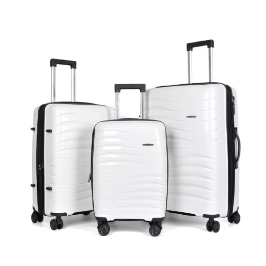 Swallow - Suitcase Set in White
